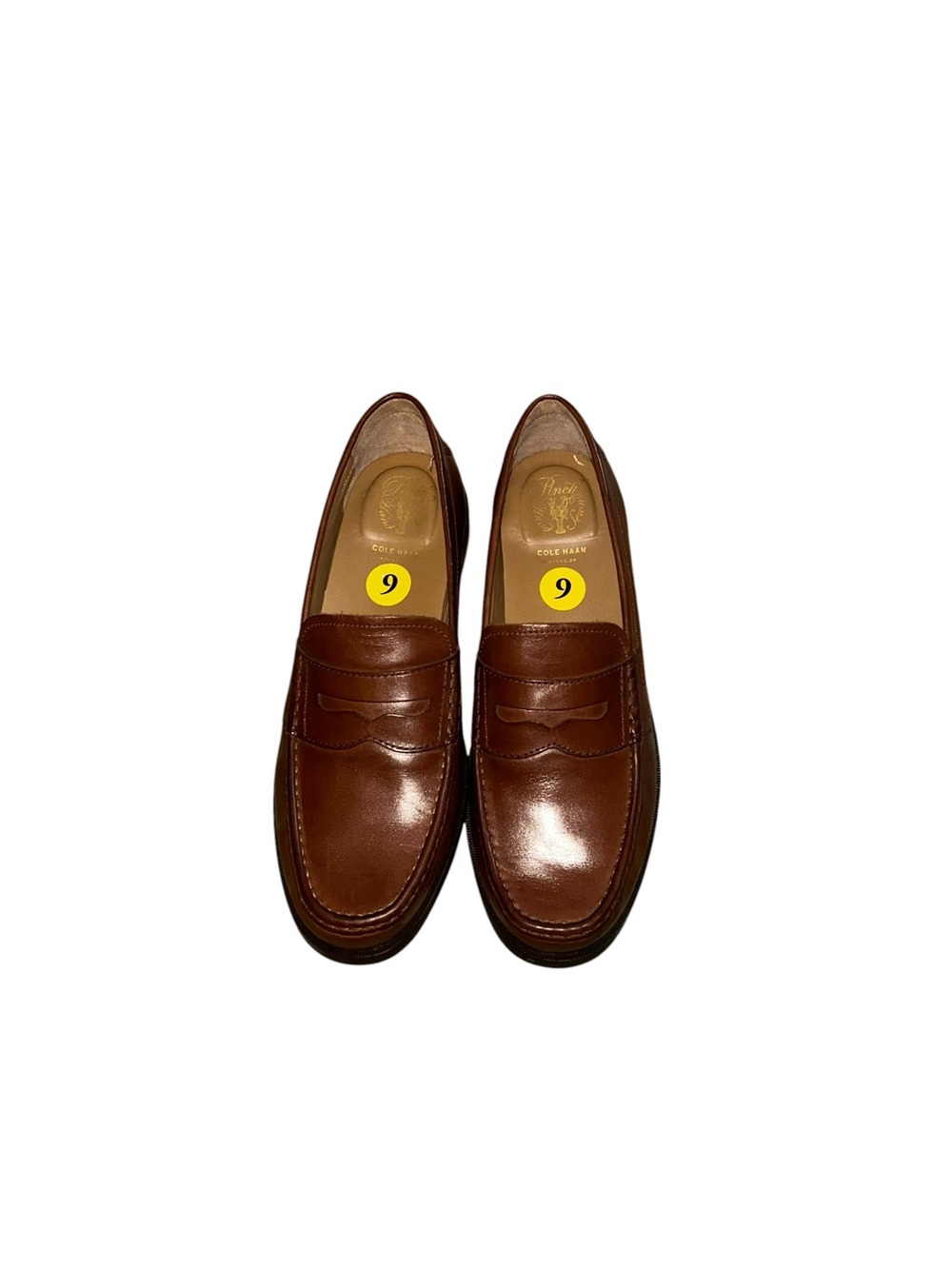 Cole Haan Pinch Maine Classics Brown Leather Handsewn Loafers Size 9 New W/O Box